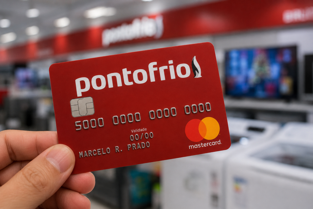 cartão de crédito ponto frio