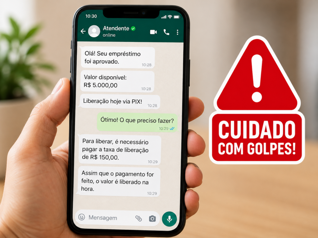 empréstimo pelo WhatsApp é seguro?